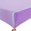 ROOEE Satin Silk Fitted Sheet with Pillowcase Set Breathable Soft