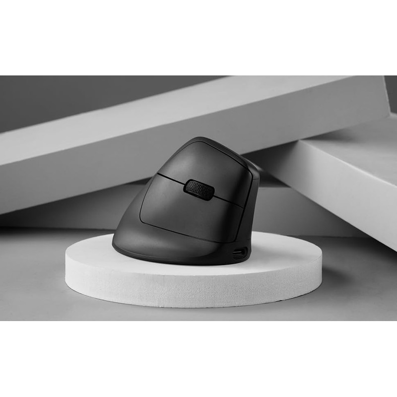 Keychron M5 Ergonomic 4000 Hz Wireless Bluetooth 5.1/2.4 GHz/Wired Mouse,