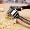 KINTEGOOD 5 in 1 Garlic Press Stainless Steel, Multi-Use Garlic