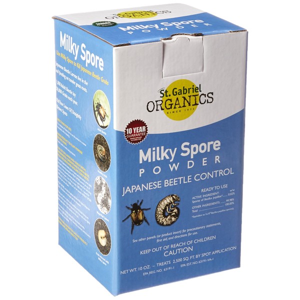 St. Gabriel Organics 80010-9 Milky Spore Powder, 10-Ounce