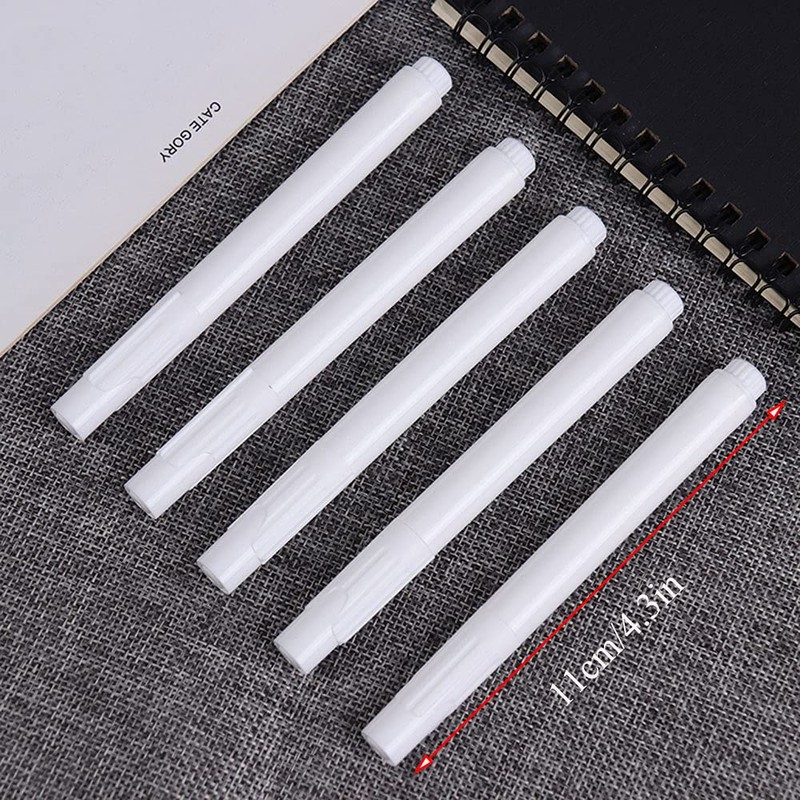 Pack of 20 White Liquid Chalk Markers Blackboard Markers Dry