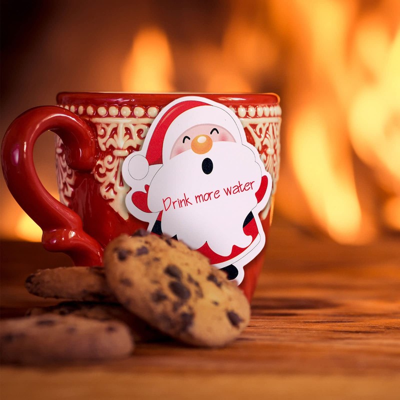 30 Pieces Christmas Notepad Winter Theme Self Sticky Notes Holiday