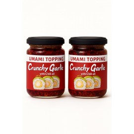 S&B Chili Oil With Crunchy Garlic Spicy, 3.88 Oz | Pack of 2