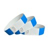 CINTAPUNTO® Pack of 100 Neon Blue Wristbands 3/4 inch (19x250mm),