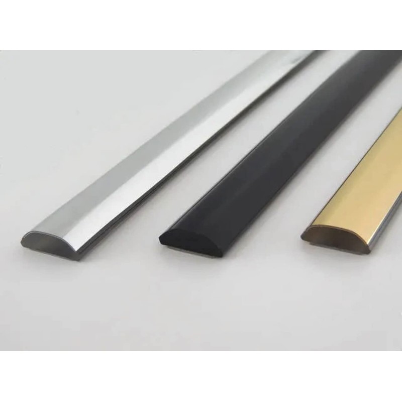 Trim-Gard 5/8" Chrome + Black Wheel Well Molding (Chrome, 20