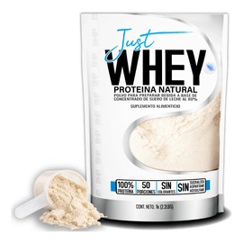 Proteína Whey BHP Nutrition Natural, 1 kg de Polvo Sin Sabor para Músculos