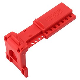 Panduit PSL-BV2 Ball Valve Lockout Device, 1.25 - 3.00-Inch Valve Size, Red