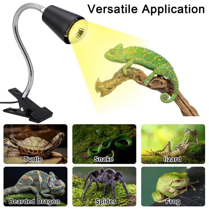 Reptile Heat Lamps, UVA/UVB Turtle Heat Lamp,Turtle Aquarium Light Bulbs,