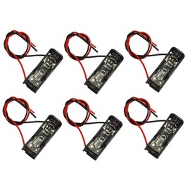 LAMPVPATH (Pack of 6): 12V/23A Battery Case with Leads Wires