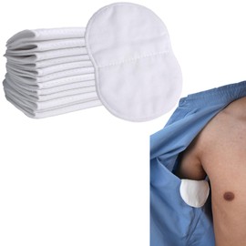 Reusable Underarm Sweat Pads, Armpit Sweat Pads for Women and Men, Bamboo & Cotton Blended, Machine Washable, 12PCS