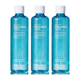 Ten Zero Hypoallergenic Moisture Collagen Toner 300ml 3pcs Cosmetics for 40s Cooling Texture Glowing Skin / 텐제로 저자극 모이스처 콜라겐 토너 300ml 3개 화장품 40대 쿨링 결 광채 스킨