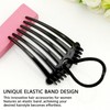 4Pcs Comfortable Hair Bandette Comb Band Easy Convenient Use Hair