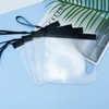 Quacc 4 PCS Clear Airport Security Liquid Bags, Reusable Waterproof