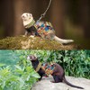 Squirrel Skirt Harness Leash Set Ferret Vest Adjustable Traction Rope