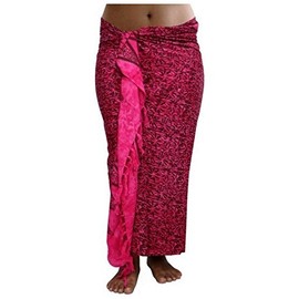 Approx. 100 Models Available Beach Towel Sarong Pareo Wrap around Loop Red Pink SAR09