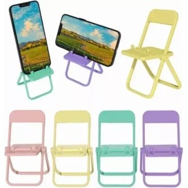 Total Supplier Soporte Porta Celular Forma Silla Sillita Plegable Colores