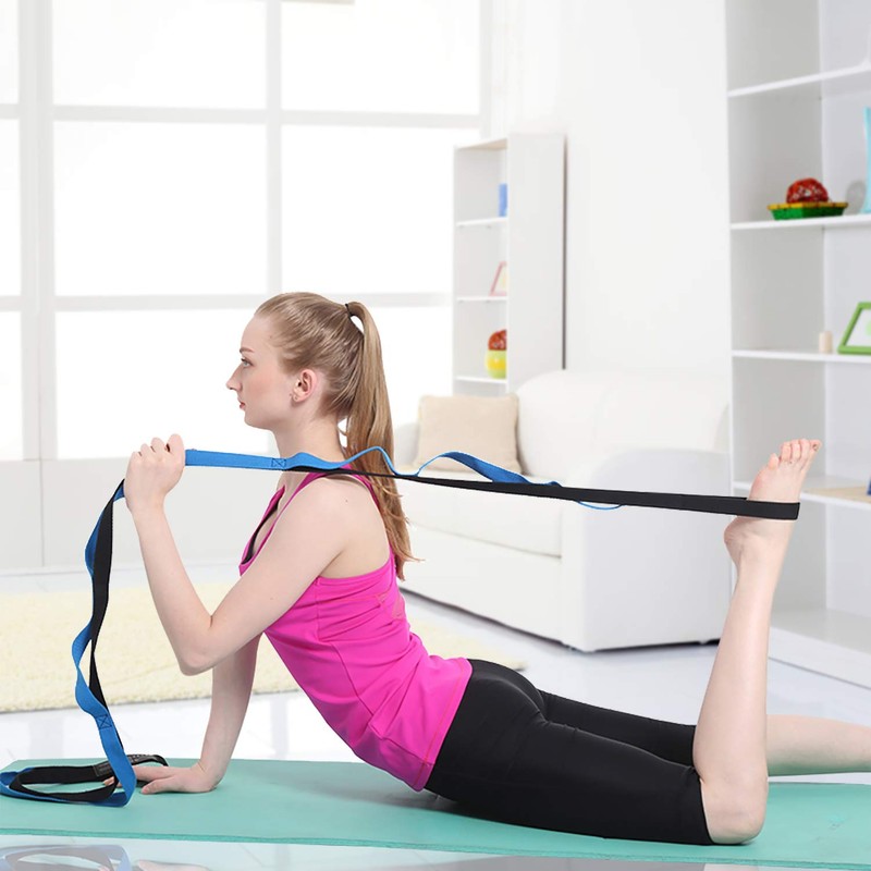 Stretching Strap Multi-Grip Flexibility Leg Stretch Band Durable Exercise and