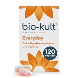 Bio-Kult Everyday Probiotics | 14 Strains | Adult Probiotic Supplement | Non-GMO, Gluten-Free | 120 Capsules