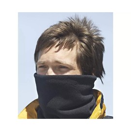 treemarket Cuellera Bufanda Gorro Beanie coipa Cubre Boca Militar Ajustable Termica pasamontañas Deporte Aire Libre, Atletismo, Motociclismo, Yoga, Correr, Entrenamiento,Negro Unisex Tela Polar