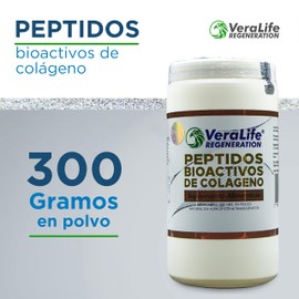 VeraLife | Suplemento Alimenticio con Peptidos Bioactivos de Colageno - 330 gr | Suplemento Nutricional con Colágeno | Multivitaminico para Hombres, Multivitaminico para Mujer