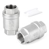 TAISHER 2PCS 304 Stainless Steel 1/2" Female Vertical Check Valve，Backflow