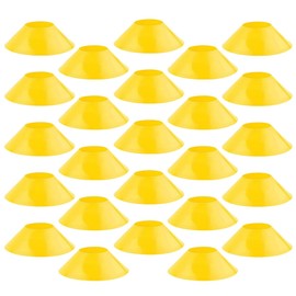 25Pcs 5 Inch Soccer Cones, Soccer Markers Disc Cones with Net Bag, Practice Equipment，Agility Sports Training Cones for Football Rugby Basketball Netball Skating, Drills Field Cone