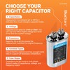 Blue Stars - 6uF mfd ± 5% 370-440VAC Oval Start