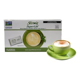 Stevia Super Life 50 Sobres Sin Azúcar Sabor Mejorado