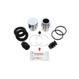 Bigg Red - Front Left or Right Brake Caliper Repair Seal Kit & Pistons - Compatible with C-Crosser, Galant, Outlander, Shogun, L200 4WD, Delica 2.8, Space, L400, Sigma,