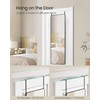 SONGMICS Full Length Hanging Mirror, 47.2 x 15.7 Inches, Rectangle