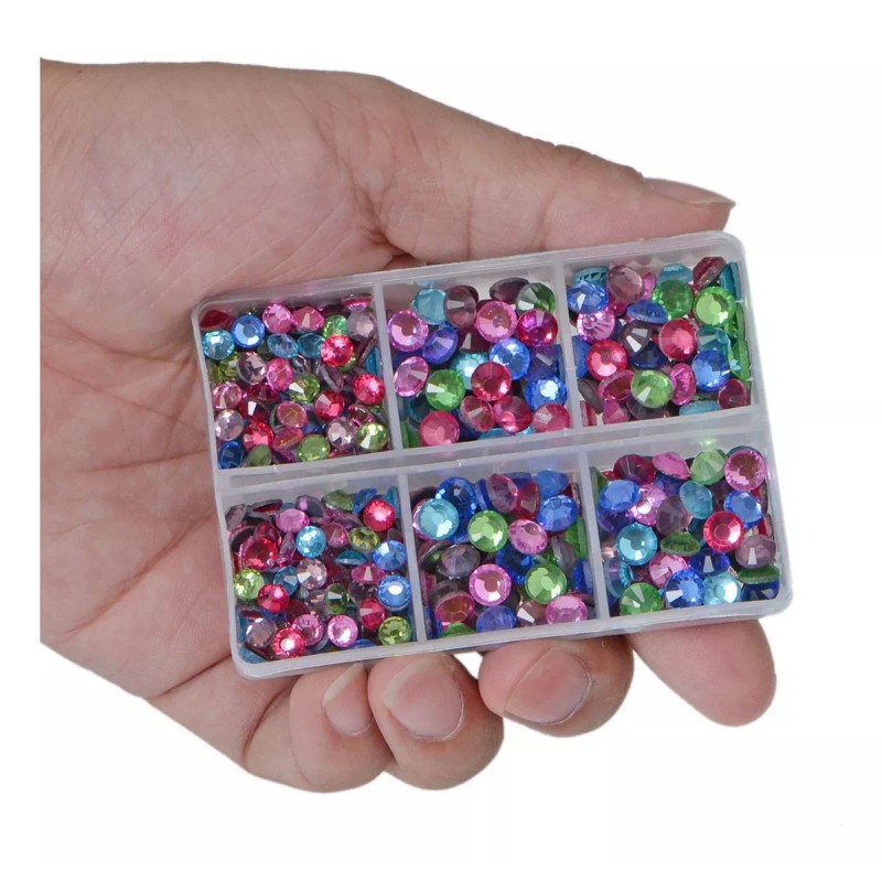 Courhope 6616 Kit De Bisuteria Cristal Pedreria Para Ropa Uñas