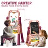 Juivin Art Easel for Kids with Magnetic Drawing Board, Double
