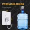 EBUKTUK Wall Hooks with Good Adhesion, Wall Hook Waterproof Transparent