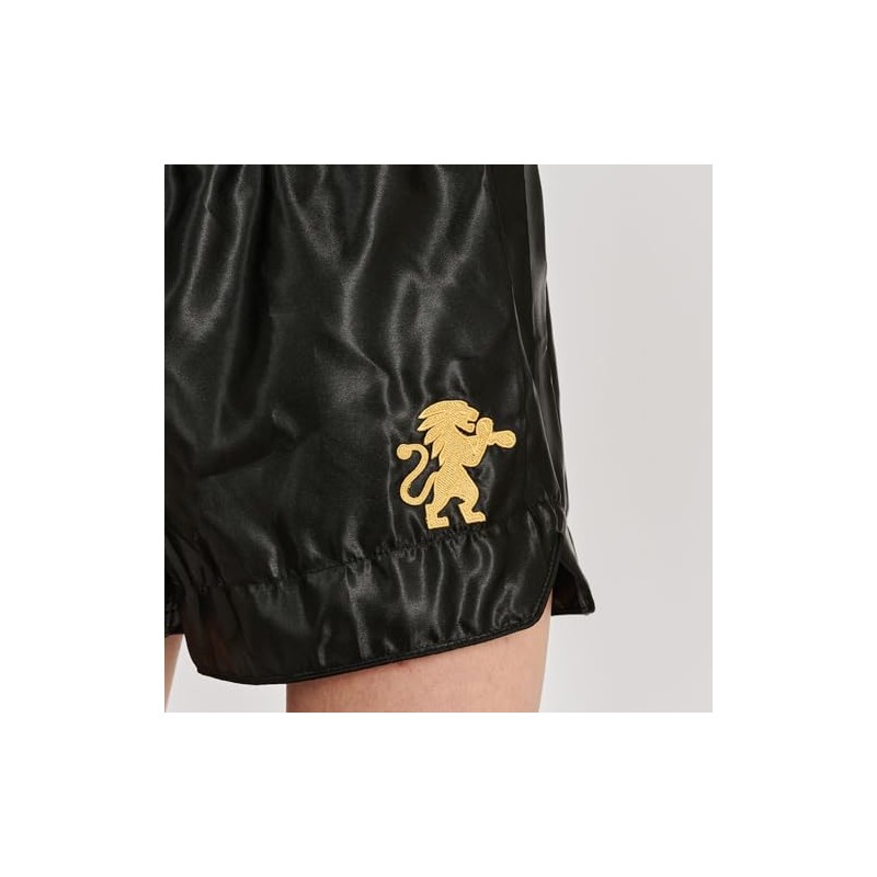Leone 1947 BASIC 2 Muay Thai Kickboxing Shorts, Black