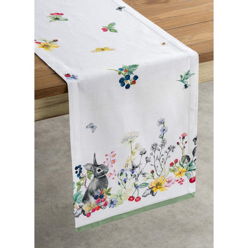 Maison d' Hermine Table Runner 100% Cotton 37cm x 230cm