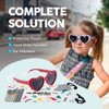 ROSHAMBO Splash Heart Sunglasses for Toddlers 2-4 Years - Unbreakable