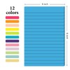 12 Pads Lined Sticky Notes 4x6 Sticky Notes with Lines