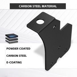 YZONA for Wrangler TJ LJ CB Radio Antenna Mounting Bracket Compatible with 1997-2006 Jeep Wrangler TJ & 2004-2006 Wrangler LJ, Carbon Steel Passenger Side Antenna Mount Holder Stand (2/4 Doors)