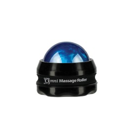 Core Products Omni Massage Ball Manual Roller Massager for Self Massage Therapy Tool, Black Cap - Blue