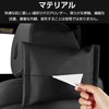 PAVIKE Car Tissue Case, Hanging Car Tissue Holder, Black, PU