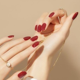 Edgeyou 엣지유 샵젤 레드정석 붙이는 셀프 젤네일 Edge You Shop Gel Red Standard Stick-On Self Gel Nails