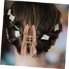VICASKY Satin Bow Hair Claw Clip for Women Stylish Metal