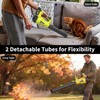 for Men Cordless Leaf Blower 21V: 500CFM 150MPH Electric Leaf