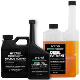 Archoil Ultimate Diesel Kit - AR9100 Friction Modifier (16oz) + AR6500 Diesel Treatment (40oz) + AR6400-D Diesel Fuel System Cleaner (12oz)