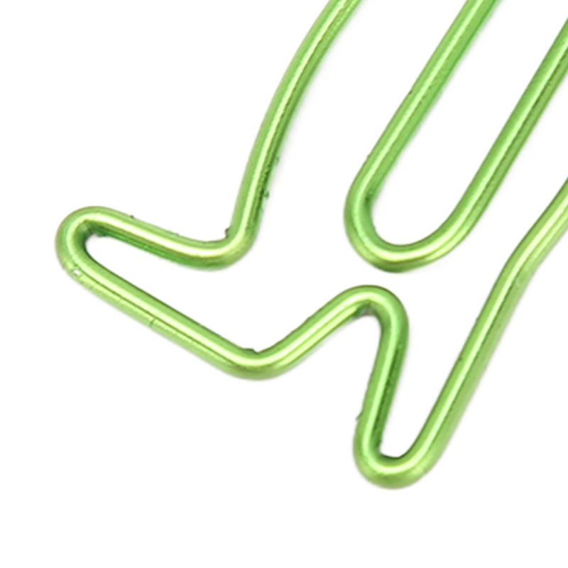 100Pcs Paper Clips Cute Unique Penguin Shape Electroplating Process Lightweight