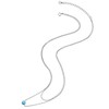 Glanzstücke München Women's Necklace 925 Sterling Silver with Turquoise (Rek.),