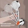 JIANHY Suction Cup Shower Head Holder Universal Adjustable Shower Head