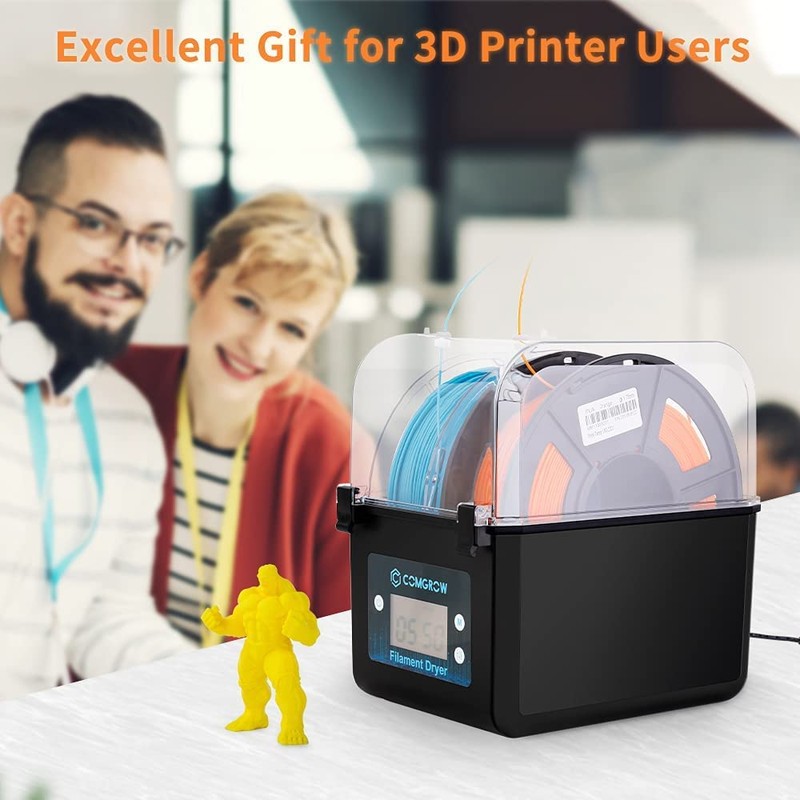 Comgrow Filament Dryer, Upgraded Filament Dry Box, Large-Capacity 3D Filament