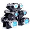 Panda Shop KINOKINO Dumbbell Rack Compact Tree 3-Tier Holder Black