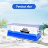 Cruise Ship Fluid Drift Bottle, Acrylic Ship Liquid Drift Bottle